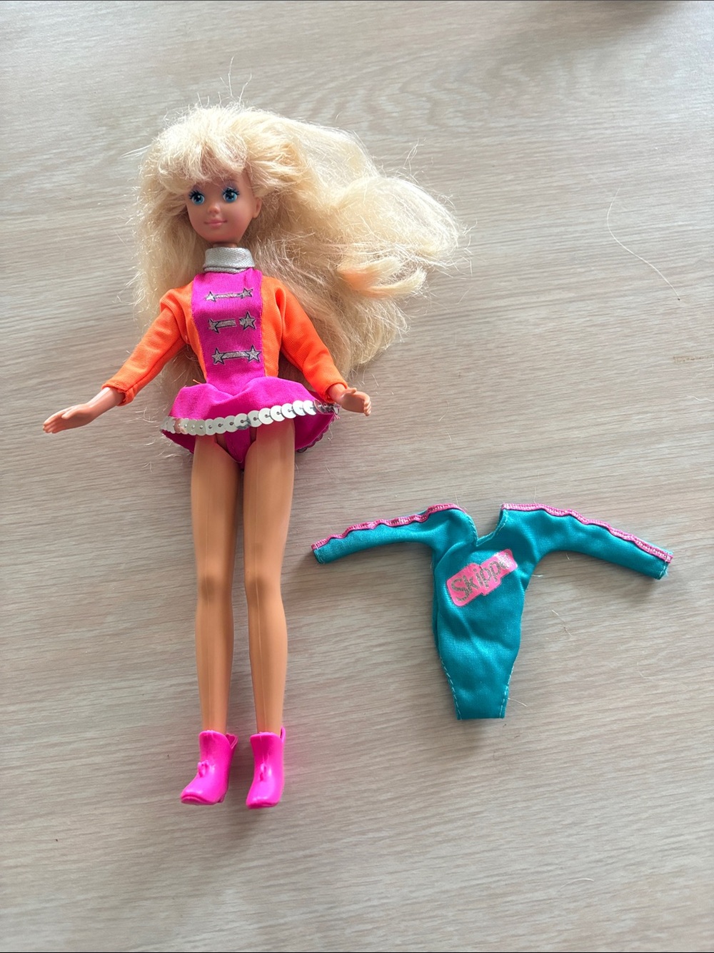 Baton twirling skipper doll and a leotard (1992)
